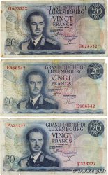 20 Francs Lot LUXEMBOURG  1966 P.54a