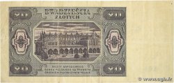 20 Zlotych POLAND  1948 P.137 F