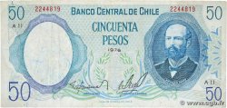 50 Pesos CHILE  1976 P.151a