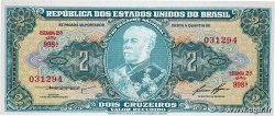 2 Cruzeiros BRAZIL  1956 P.157Ac