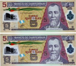 5 Quetzales Lot GUATEMALA  2010 P.122a