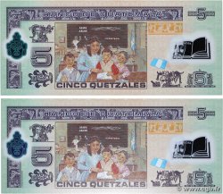 5 Quetzales Lot GUATEMALA  2010 P.122a UNC