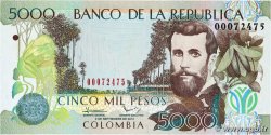 5000 Pesos COLOMBIA  2013 P.452o