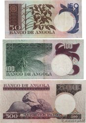 50 à 500 Escudos Lot ANGOLA  1973 P.105 à P.108 q.BB