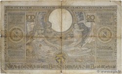 100 Francs - 20 Belgas BELGIUM  1934 P.107 F