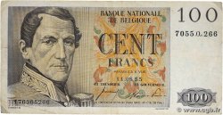 100 Francs BELGIUM  1955 P.129b F