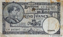 5 Francs BELGIUM  1938 P.108a