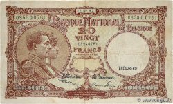 20 Francs BELGIUM  1947 P.111