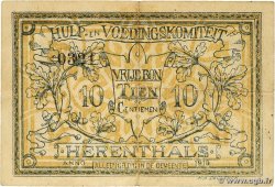 10 Centimes BELGIUM Herentals 1915 P.--