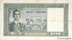 10 Dinara YUGOSLAVIA  1939 P.035