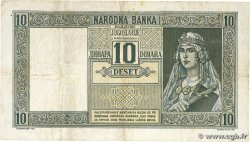 10 Dinara JUGOSLAWIEN  1939 P.035 S