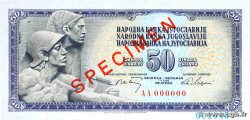 50 Dinara Spécimen YUGOSLAVIA  1968 P.083s