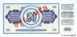 50 Dinara Spécimen YUGOSLAVIA  1968 P.083s UNC