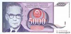 5000 Dinara YUGOSLAVIA  1991 P.111