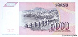 5000 Dinara YUGOSLAVIA  1991 P.111 UNC-