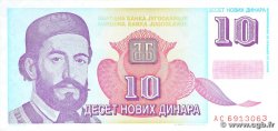 10 Novih Dinara YUGOSLAVIA  1994 P.147