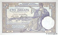 100 Dinara YUGOSLAVIA  1929 P.027b