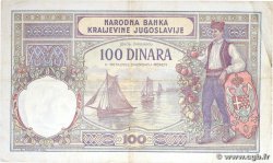 100 Dinara YOUGOSLAVIE  1929 P.027b TTB