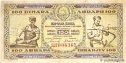 100 Dinara YUGOSLAVIA  1946 P.065a