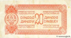 20 Dinara JUGOSLAWIEN  1944 P.051a fSS