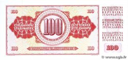 100 Dinara YUGOSLAVIA  1965 P.080c FDC