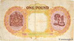 1 Pound BAHAMAS  1936 P.11e B+