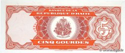 5 Gourdes HAÏTI  1989 P.255a FDC