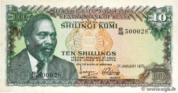 10 Shillings KENYA  1975 P.12a pr.TTB