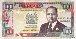 100 Shillings KENYA  1995 P.27g q.MB