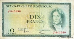 10 Francs LUXEMBOURG  1954 P.48a