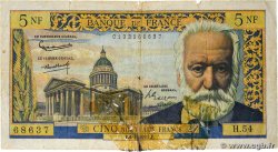 5 Nouveaux Francs VICTOR HUGO FRANKREICH  1961 F.56.07 GE