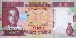 10000 Francs GUINEA  2012 P.46 MBC