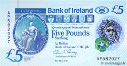 5 Pounds IRLANDE DU NORD  2017 P.090 NEUF