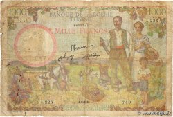 1000 Francs TúNEZ  1946 P.26 MC