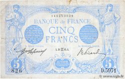 5 Francs BLEU FRANCE  1915 F.02.27