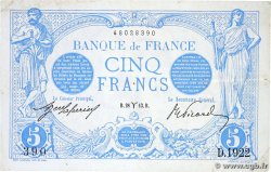 5 Francs BLEU FRANCE  1913 F.02.15 VF