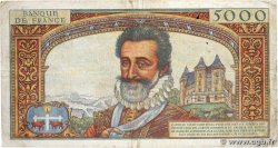 5000 Francs HENRI IV FRANCIA  1958 F.49.06 BC+