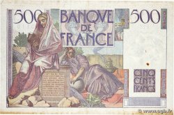 500 Francs CHATEAUBRIAND FRANCE  1945 F.34.01 TB