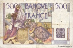 500 Francs CHATEAUBRIAND FRANCE  1946 F.34.04 VG