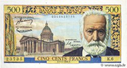 500 Francs VICTOR HUGO FRANCE  1954 F.35.01