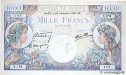 1000 Francs COMMERCE ET INDUSTRIE FRANCE  1940 F.39.02 VF