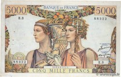 5000 Francs TERRE ET MER FRANCE  1949 F.48.01