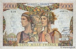 5000 Francs TERRE ET MER FRANCE  1949 F.48.01