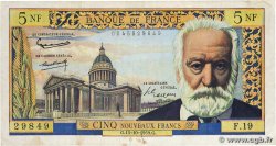 5 Nouveaux Francs VICTOR HUGO FRANCE  1959 F.56.03 TB