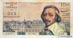 10 Nouveaux Francs RICHELIEU FRANCE  1959 F.57.02 F+