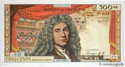 500 Nouveaux Francs MOLIÈRE FRANCE  1966 F.60.09