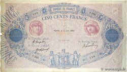 500 Francs BLEU ET ROSE FRANCE  1920 F.30.24 F