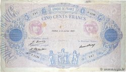 500 Francs BLEU ET ROSE FRANCE  1929 F.30.32