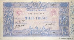 1000 Francs BLEU ET ROSE FRANCIA  1926 F.36.43 B