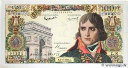 100 Nouveaux Francs BONAPARTE FRANCIA  1959 F.59.01